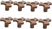 [COLLBATH] 8pcs Microwave Turntable Bracket Microwave Parts Microwave Turntable Coupler Microwave Turntable Shaft Microwave Oven Parts Microwave Oven Turntable Support Coffee Plastic
