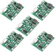 Be In Your Mind 5-Pack Charger Module 2A 18650 Li-Ion Battery Fast Charger Module 3.7V Boost to 5V 9V 12V with Overcharge Protection for Battery-Powered Equipment