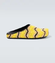 [Marni] Marni x No Vacancy Inn woven mules AU 7 yellow