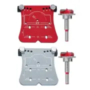 Aluminum Hinge Drill Guide For Woodworking For Craftsmen And DIYer Enthusiasts