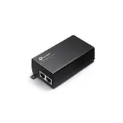 TP-Link TL-POE160S PoE+ Injector, 2 Gigabit Ports, 802.3af/at, Integrated Power Supply, Wall Mountable, Plug & Play