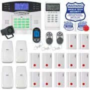 Wireless Burglar Alarm System Phone Line Auto Dialer US Home House Smart PSTN FC