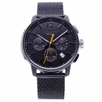 在飛比找ETMall東森購物網優惠-COACH 美國頂尖精品簡約時尚三眼計時米蘭腕錶-黑-146