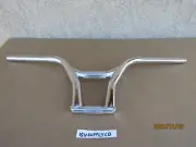 NEW CHROME GT STYLE BICYCLE HANDLEBAR , GREAT FOR YOUR BMX, GT, MONGOOSE, BIKE