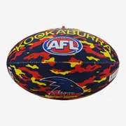 Adelaide Crows AFL Size 5 Camo Synthetic Footy Football
