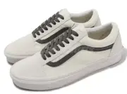Vans Old Skool Pewter White Vintage Men LifeStyle Shoes Size 13 VN0005UFPWT