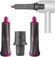 1 Pair 1.2in Short Curling Barrels with Adapter For Supersonic Hair Dryer Curling Attachment, Left & Right Volume and Shape Curling Hair Tool for Medium-length Short Hair
