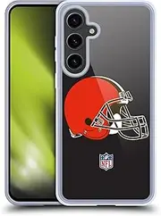 Head Case Designs Officially Licensed NFL Plain Cleveland Browns Logo Soft Gel Case Compatible with Samsung Galaxy S24+ 5G