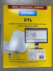 1908554 Dymo Label XTL™ Laminated Wire/Cable Wrap Sheet Labels, 1" x 4"