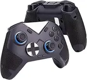 TALONGAMES Controller Grips Tape Compatible with FLYDIGI Vader 3 PRO / 4 PRO, Anti-Slip, Sweat-Absorbent, Textured Skin kit, for Controllers Handle Grips, Buttons, Triggers (Classic Version - Black)