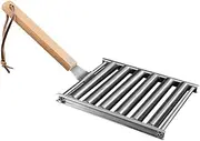 Multi-Sausage Baking Portable Grill Rack for Camping Picnic Garden Parties