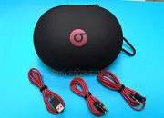 Hard Case + 3 Accessory CABLES for BEATS STUDIO 2, STUDIO 3, SOLO HD Headphones