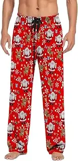 [Generic] Boy Mens Casual Pants Pajama Pants With Drawstring And Pockets Sports Pants for Men