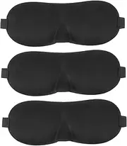 HAPINARY 3pcs Office Nap Stereoscopic Eye Mask Nap Sleep Shading Breathable Eye Masks