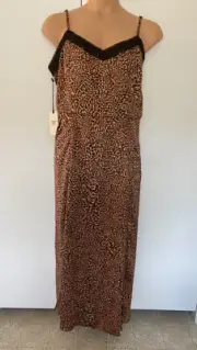 NWT IDYLLWIND Miranda Lambert Women's XXL Leopard Print Long Lingerie Nightgown