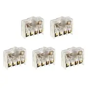 5X JW2-11 DPST 4 Terminals Button Actuator Micro Momentary Limit Switches
