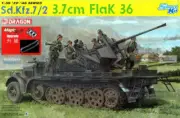DML6541 1:35 Dragon Sd.Kfz.7/2 3.7cm FlaK 36 ~ Smart Kit