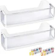 (2 PACK) UPGRADED DA97-08348A Refrigerator Door Shelf Bin Compatible with