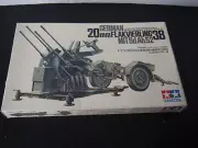 Vintage Tamiya 1/35 German 20mm Flakvierling 38 Mit Sd.Ah.52 MM191-350