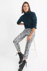 New! XS NWT Anthropologie Porridge Pascaline Silver Sequin Pants $188