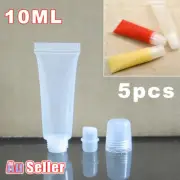 10ML Makeup Containers Plastic Tubes Balm Refillable Soft Clear Lip Gloss Empty