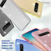 Glitter Shining Bling TPU Jelly Gel Case Cover For Galaxy S10e / S10 / S10 Plus
