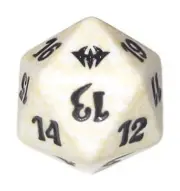 Dark Ascension Spindown Life Counter D20 Dice MTG Magic the Gathering White