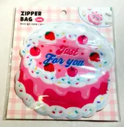 Zip Lock Lovely Food Storage Bags Cake Shaped Zipper Bag 8Sheets