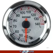 Autotecnica 52mm Gauge WATER TEMP White Face Changes colour multi colour