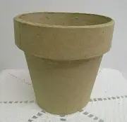 6 Paper Mache Flower Pot - Ready to Paint - 3"x3" ~ craft supply