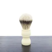 West Coast Shaving Beacon Shaving Brush, Silvertip, Ivory