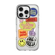 iPhone 16 Pro Clear Case MagSafe Compatible Doing Great by Quotes by Christie