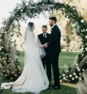 Round Wedding Arch Metal Heavy Duty Backdrop Stand Party Proposal Engagements