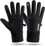 [Wesoke] Winter Gloves Touchscreen Snow Ski Gloves for Men Women, Touch Screen Anti-Slip Cold Weather Gloves, Windproof Water Resistant Warm Thermal Glove Liners for Running Cycling Driving Hiking