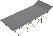 Oxford Cloth Foldable Camping Bed Comfortable Camp Bed Breathable Folding Camping Cot for Outdoor Travel Office