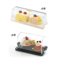 在飛比找ETMall東森購物網優惠-日本進口透明蛋糕盒瑪芬蛋糕瑞士卷存放盒西式糕點盒烘焙保鮮盒
