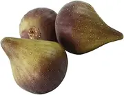 CORHAD 3pcs Simulated Fig Models Realistic Artificial Fruit for Home Decor Vivid Simulation Props for Kitchen Display Fruit Plate Centerpieces and Photoshoot Use