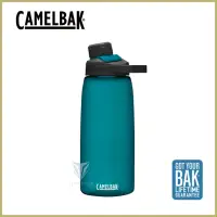 在飛比找momo購物網優惠-【CAMELBAK】1000ml 戶外運動水瓶 潟湖藍(RE