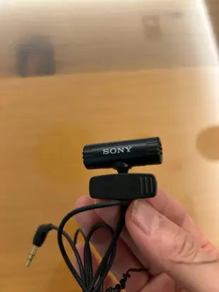 全新閒置品 SONY 索尼 夾麥 輕便型 立體 麥克風 小蜜蜂 新版塑料夾子