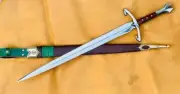Handmade Templars Sword, Knight Arming Sword, Medieval Sword Battle Ready / GIFT