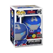 Funko Pop! Vinyl: Marvel - Captain America (Glows in the Dark) - FYE (Exclusive)