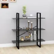 Book Cabinet Grey 100x30x105 cm Engineered Wood