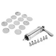 Aluminium Alloy Cookies Biscuits Press Maker Mold Kit Pastry Piping DIY Makin US