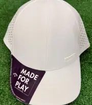 Callaway Men's Drive Swing SnapBack Hat White Cap Premium Design Authentic NWT