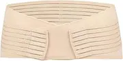 JDXQBLD Postpartum Belt Contract Pelvis Band Pregnancy Corset Back Support Maternity Bandage Breathable Thin Belly Band Reducing Belts (Flesh XL)