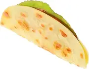 SWOOMEY Realistic Pancake Simulation Taco Prop Sturdy Artificial Food Model for Restaurant Decoration Photography Lifelike Burrito Display Decor Multi Functional Collectible
