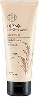 The Face Shop Rice Water Bright Rice Bran Foaming Cleanser,
