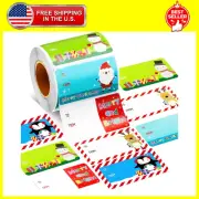 Outus 500 Pieces Christmas Tags Self Adhesive Gift Tags for Xmas Presents