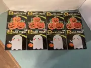 Lot of 8 New Boo-Tique Ghost & Pumpkin (Two Styles) Halloween Iron-On Patches
