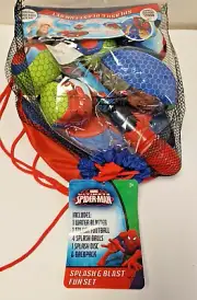 Marvel Avengers Splash & Blast Fun 7-piece Set Backpack Pool Toys New